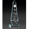 Starphire Obelisk Clock Award